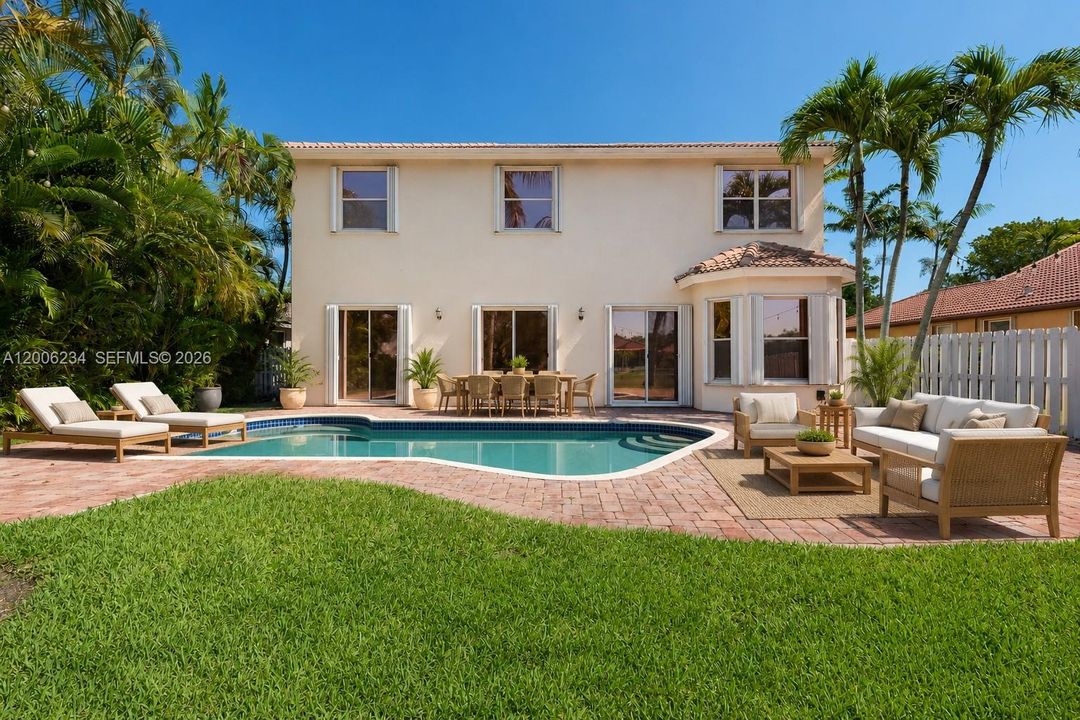 Virtual Staging - Spacious & Private Pool Deck