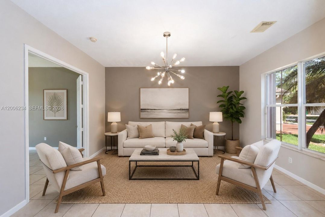 Virtual staging