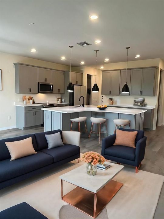 Staged Living Area