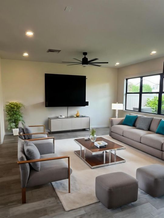 Staged Family Room