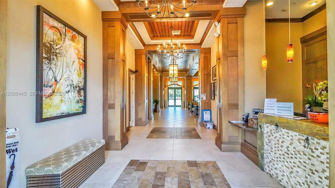 Clubhouse entrance