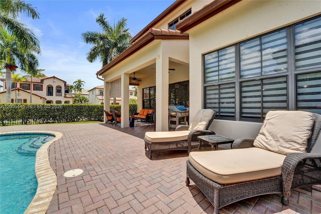 Patio and pool
