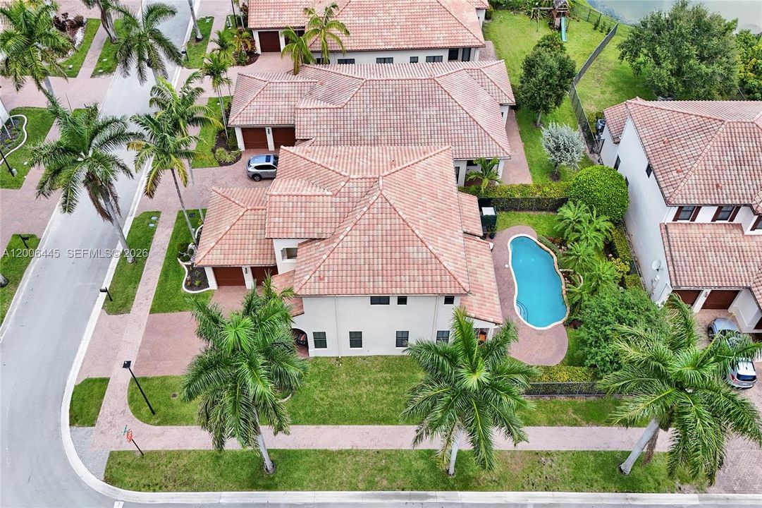Side aerial view