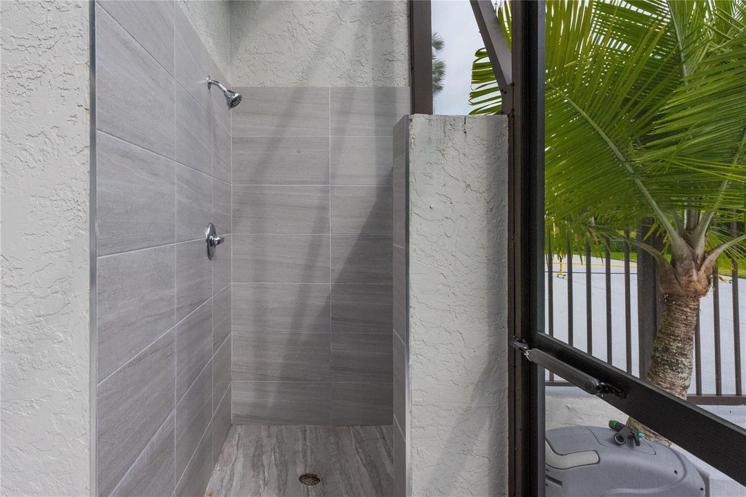 Outdoor shower