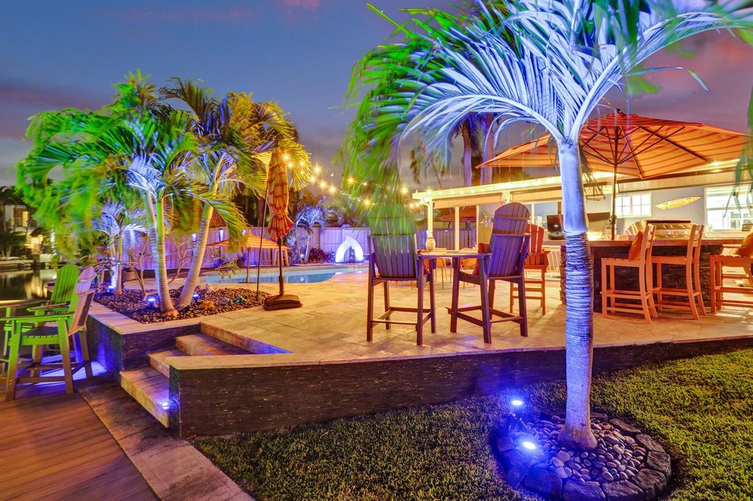 Landscape Lights at Night