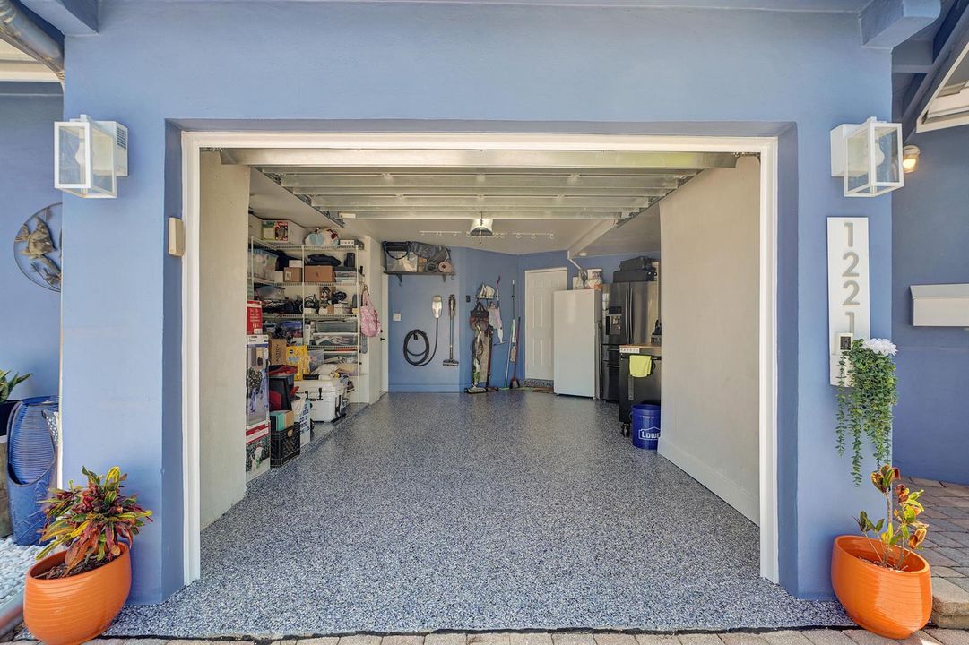 Garage with Storage