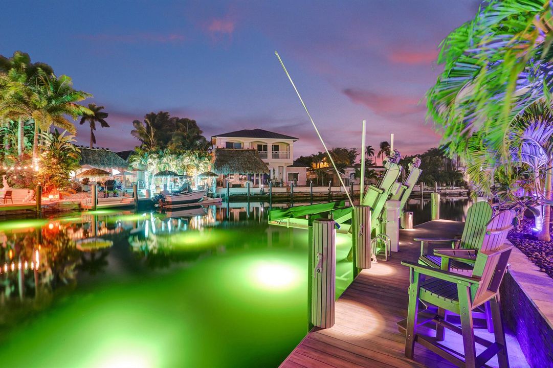 Underwater Lights at Night