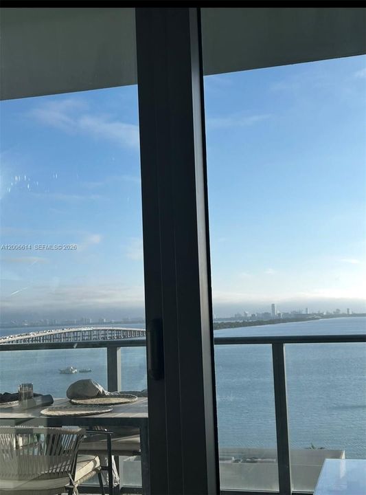 view from living room