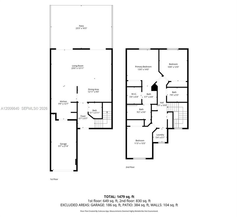For Sale: $534,900 (3 beds, 2 baths, 1601 Square Feet)