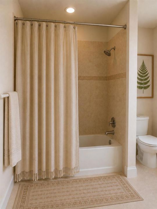 Virtual Staging Guest Bathroom 3