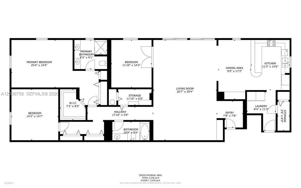Active With Contract: $835,000 (3 beds, 2 baths, 2339 Square Feet)