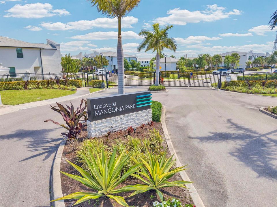 Entrance to community.