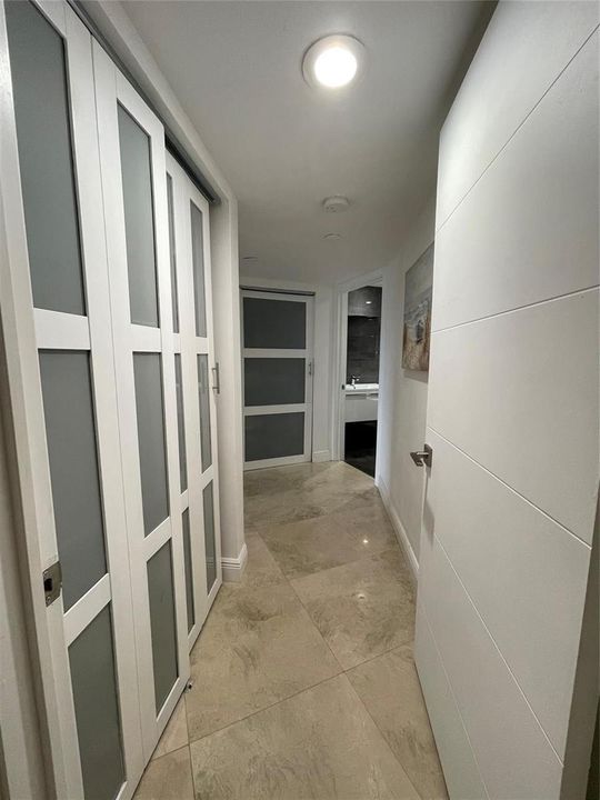 Hallway to second bedroom