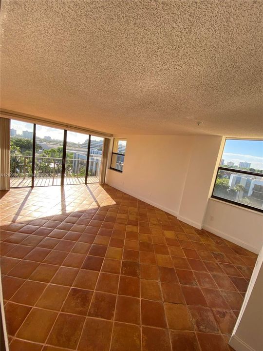 Corner unit offers a wrap around balcony
