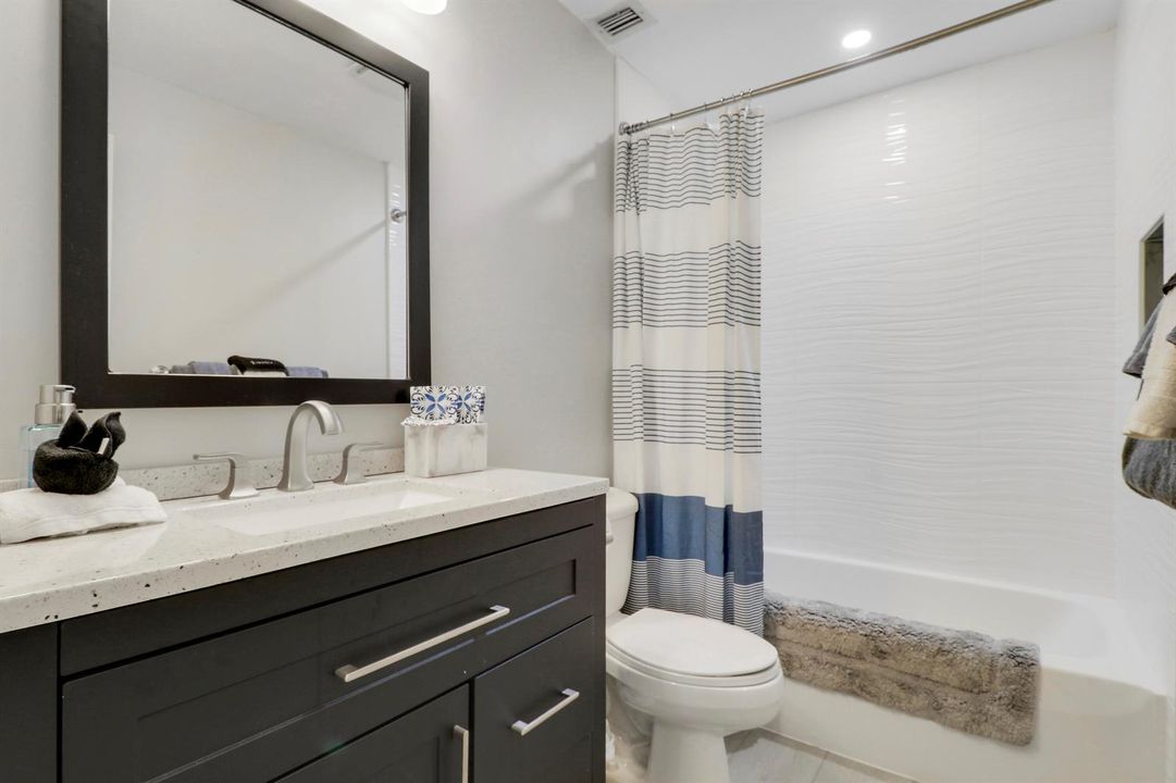 Just renovated guest bath.
