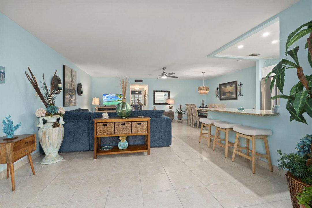 VIEW TO LIVING ROOM