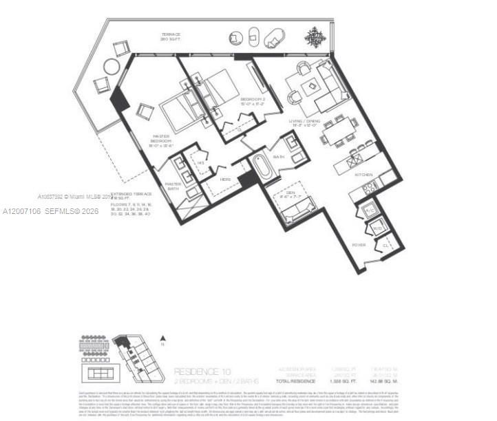 En Venta: $599,000 (2 camas, 2 baños, 1141 Pies cuadrados)