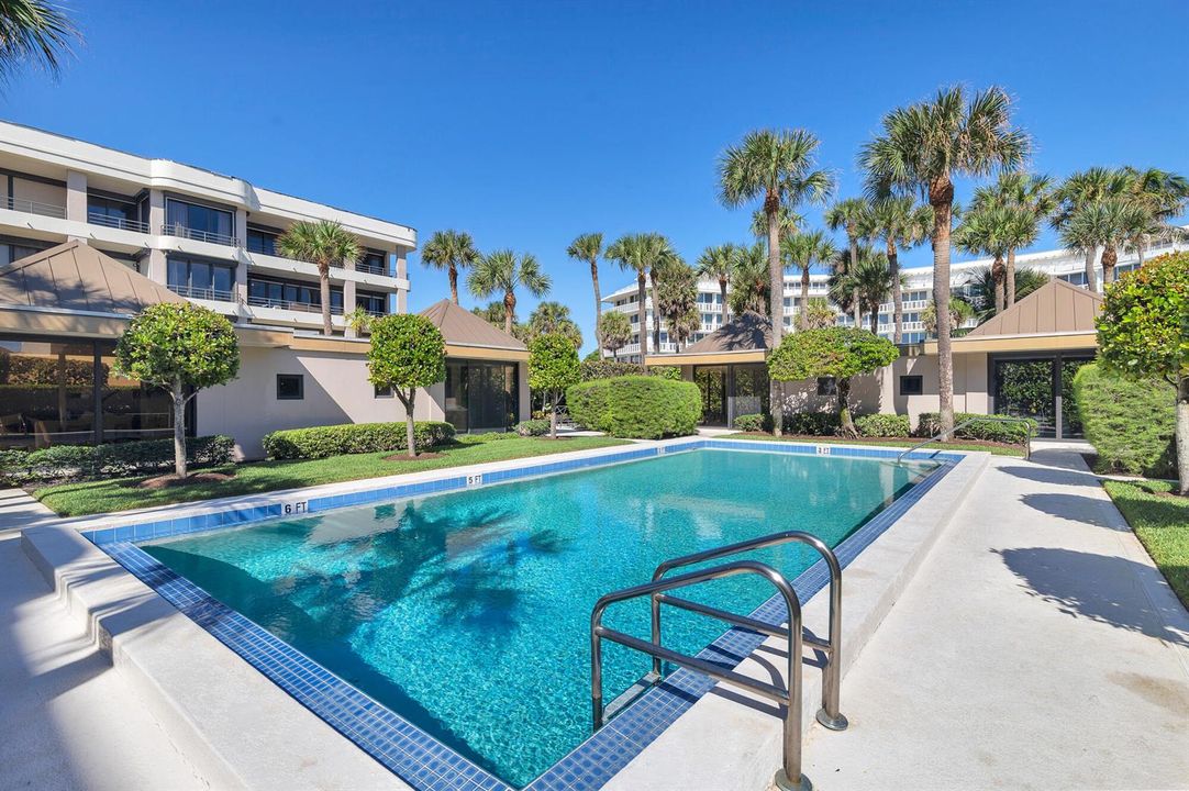 Cabanas around pool