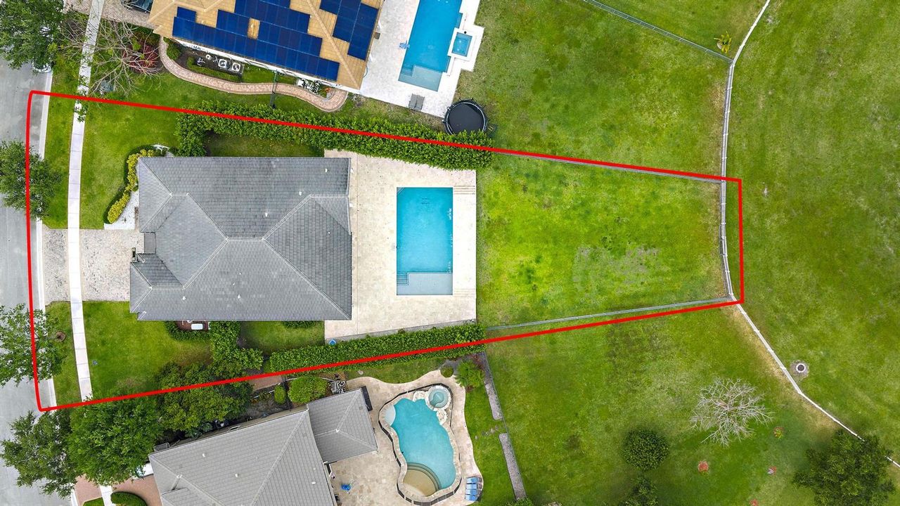 Oversized Pie-Shaped Lot