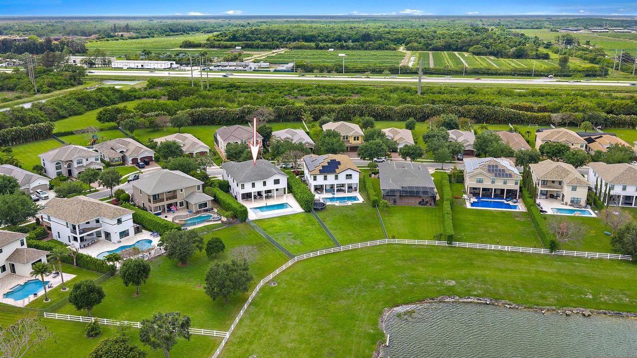 Lake & Community Aerial