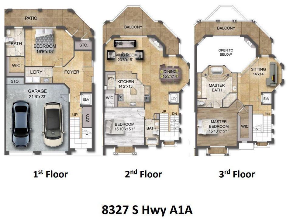 8327 S Hwy A1A Floor Plan unit A