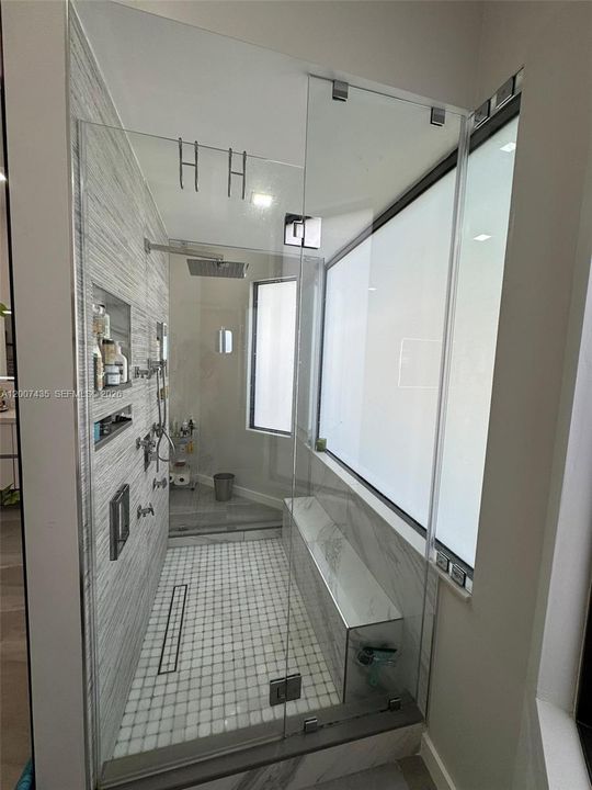 Master shower