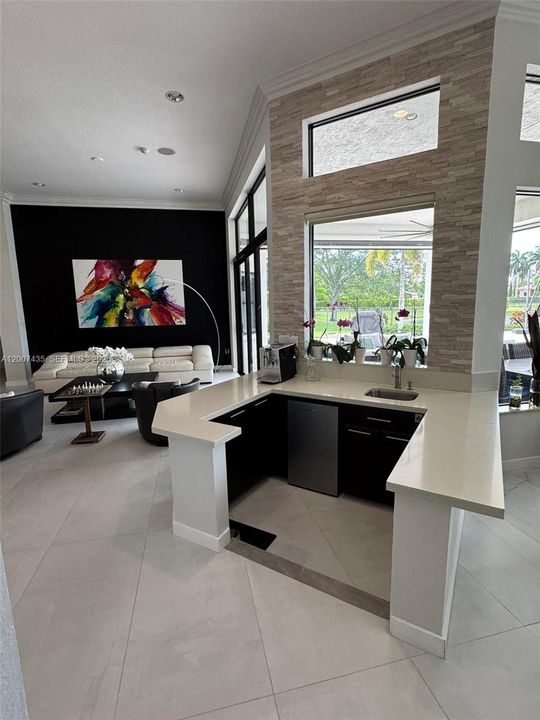 Next to the living room