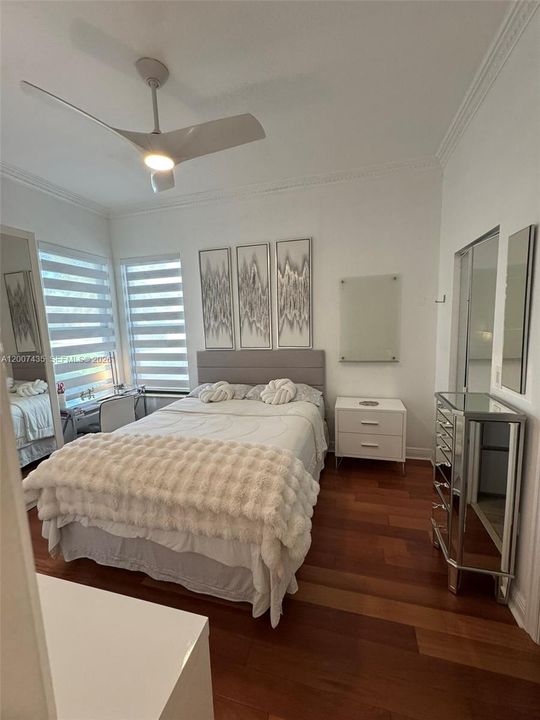 Bedroom with walking closet and bathroom