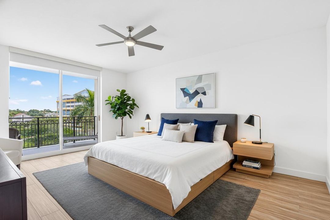 Virtually Staged Primary Bedroom