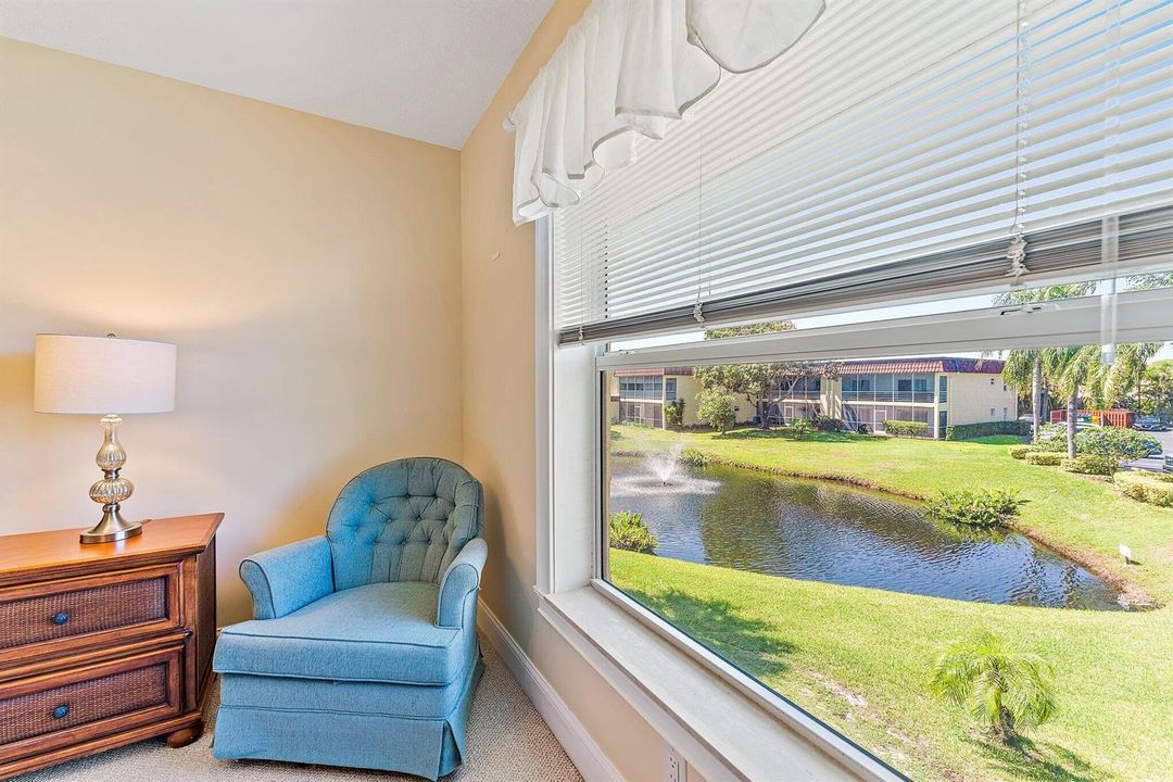Sitting area and view