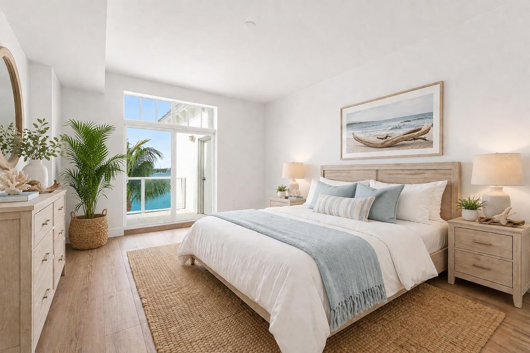 Virtually Staged Bedroom