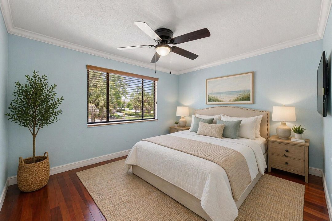 Master bedroom STAGED