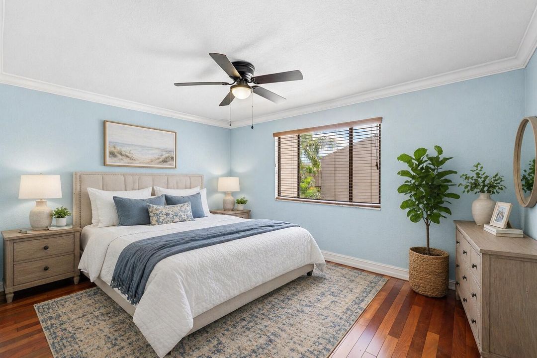 Bedroom 2 staged