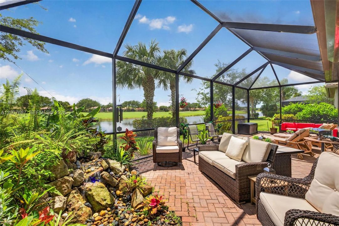 Expansive Paved & Screened Patio Great For Entertaining