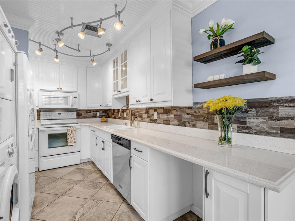 Crisp White Cabinets