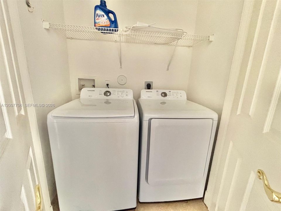 Laundry room on the 2nd floor