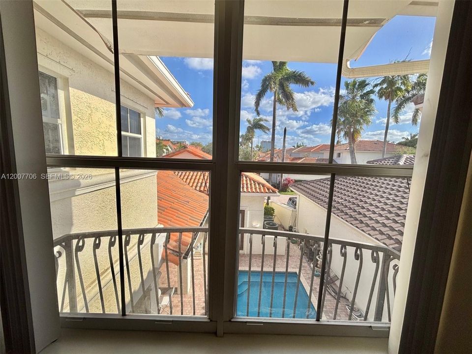 view from guest bedroom