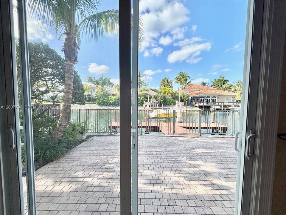 Patio access from family room