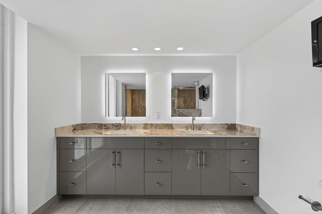 Primary bathroom vanity