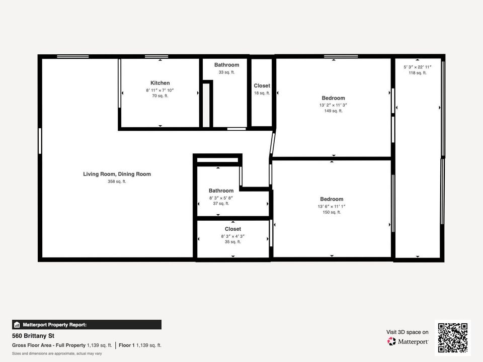floorplan560 Brittany St - Floor 1