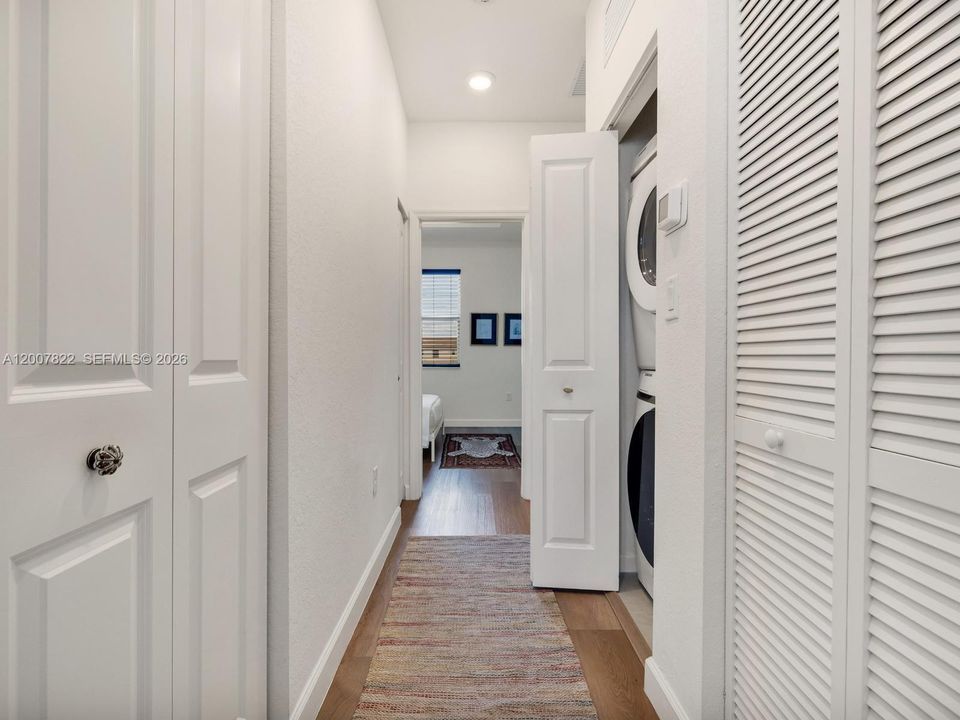 Upstairs Hall with Laundry