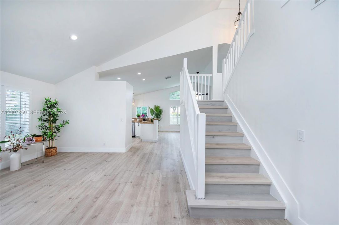 Beautiful refinished stairs