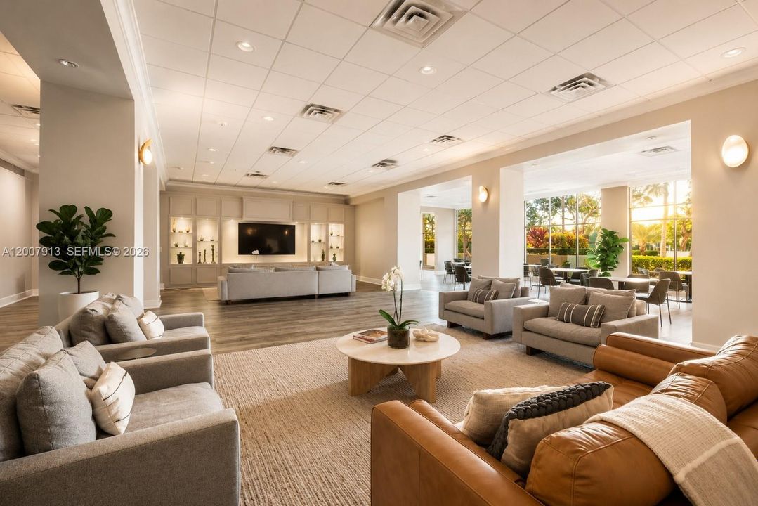 Private event and entertaining space.
