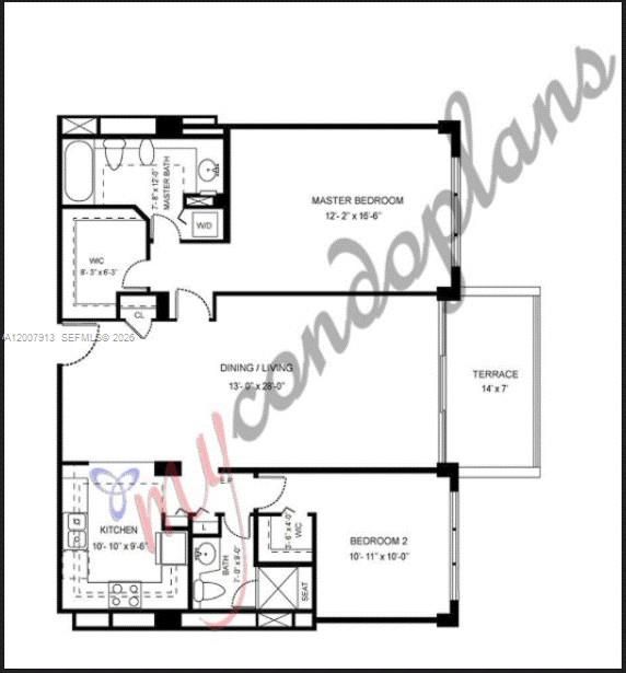 For Sale: $529,000 (2 beds, 2 baths, 1190 Square Feet)