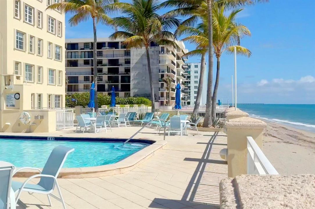 Sundeck Pool and Ocean