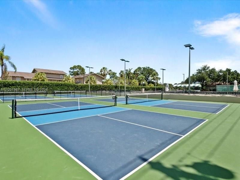 Tennis and pickleball courts
