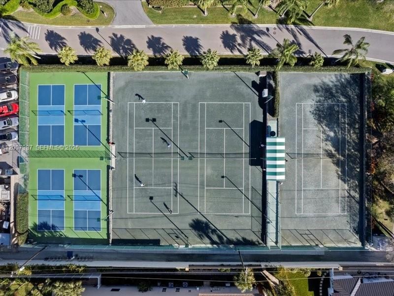 Tennis and pickleball courts