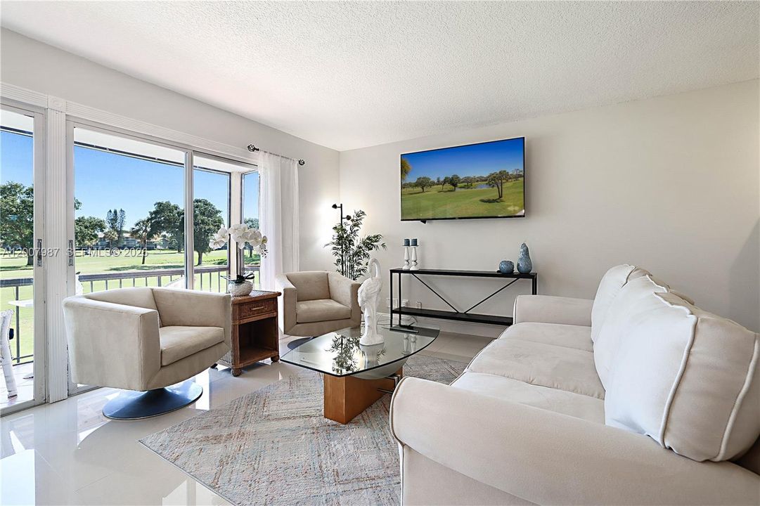 Seeping views form every window in this condo