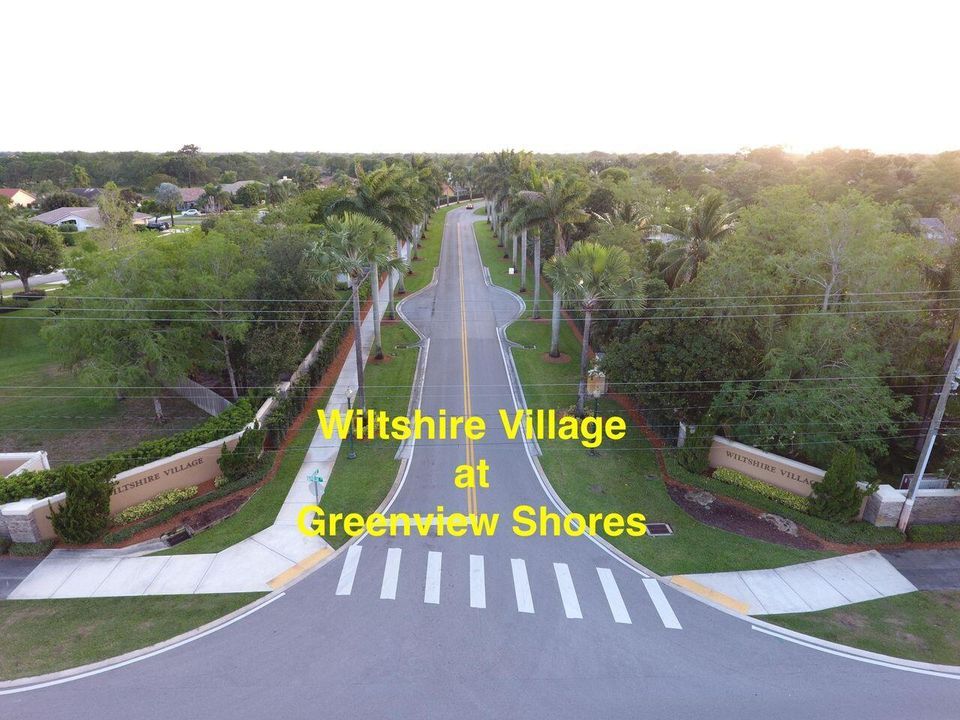Wiltshire Village Entrance