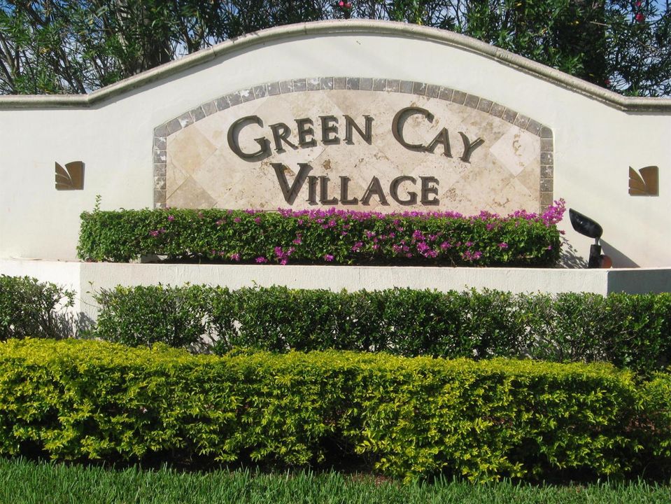 6760 hakan green cay village sign